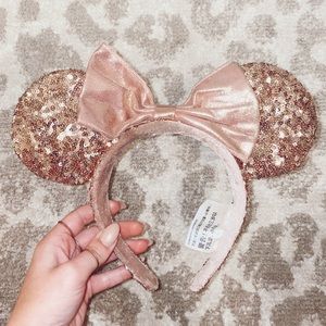 rose gold disney ears